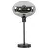 Straluma Tafellamp zwart met glazen kap smoke/helder gradient> Tafellampen|Luxe Verlichting