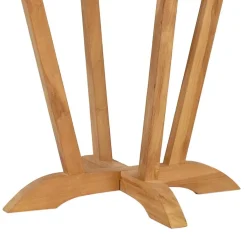 Straluma Teak houten buitentafel rond 130 cm></noscript> Eettafels
