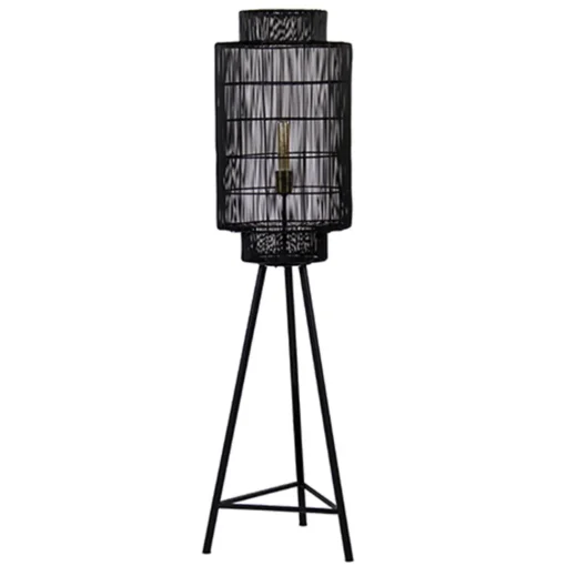 Straluma Trendy draad-vloerlamp Gruaro zwart> Draadlampen|Light and Living