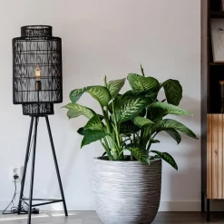Straluma Trendy draad-vloerlamp Gruaro zwart></noscript> Draadlampen|Light and Living