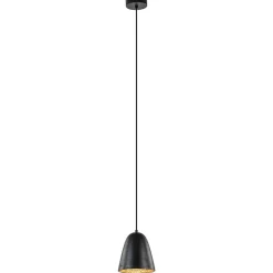 Straluma Trendy hanglamp Sumeri mat zwart met goud> Light and Living|Halverlichting