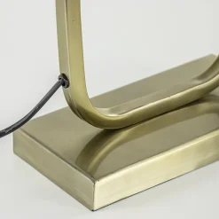Straluma Trendy lampvoet Lutika licht goud exclusief kap></noscript> Tafellampen|Lampenvoeten