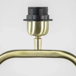 Straluma Trendy lampvoet Lutika licht goud exclusief kap></noscript> Tafellampen|Lampenvoeten