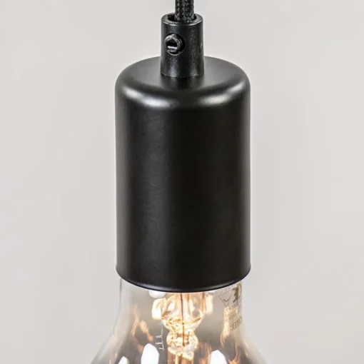 Straluma Trendy 3-lichts hanglamp mat zwart exclusief lichtbron> Eetkamerverlichting|Hanglampen