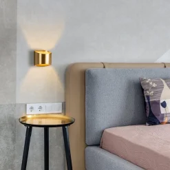 Straluma Trendy wandlamp goud metaal G9></noscript> Wandlampen|Lifestyle Verlichting