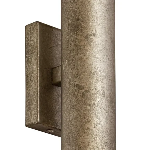 Straluma Up+down wandlamp ambachtelijk zilver> Wandlampen|Design Verlichting