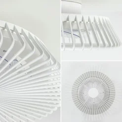 Straluma Ventilator Himalaya wit remote+app></noscript> Plafondlampen|Plafondventilatoren met lamp