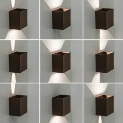 Straluma Verstelbare LED buitenlamp aluminium bruin><noscript><img width=