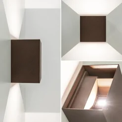 Straluma Verstelbare LED buitenlamp aluminium bruin><noscript><img width=