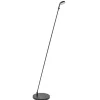 Straluma Verstelbare LED leeslamp zwart geborsteld staal dim-to-warm> Vloerlampen|Leeslampen