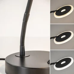 Straluma Verstelbare LED tafel/bureaulamp mat zwart dimbaar></noscript> Tafellampen|Bureaulampen