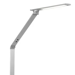 Straluma Verstelbare LED vloerlamp geborsteld staal dimbaar> Vloerlampen|Woonkamerlampen