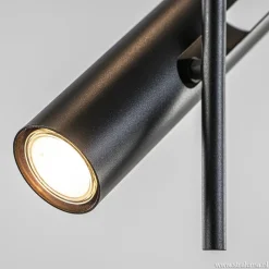 Straluma Verstelbare 3-lichts plafondspot zwart metaal></noscript> Opbouwspots|Keukenverlichting