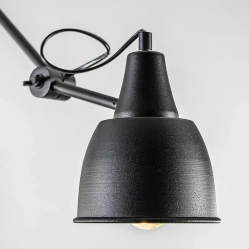 Straluma Verstelbare 3-lichts plafondlamp met zwarte kappen> Plafondlampen|Industriële Verlichting