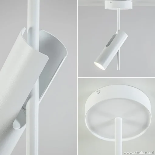 Straluma Verstelbare opbouwspot modern wit> Opbouwspots|Keukenverlichting