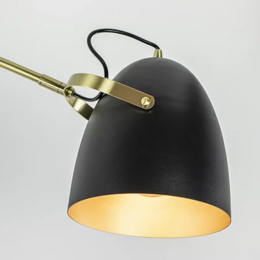 Straluma Verstelbare plafondlamp mat zwart met goud> Booglampen|Eetkamerverlichting