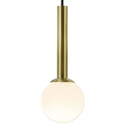 Straluma Videlamp Globe 9L rond zwart/goud/wit></noscript> Hanglampen|Videverlichting