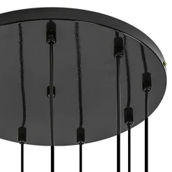 Straluma Videlamp Globe 9L rond zwart/goud/wit></noscript> Hanglampen|Videverlichting