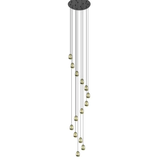 Straluma Videlamp Golden Egg 14L zwart/goud> Hanglampen|Videverlichting