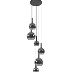 Straluma Videlamp 6L zwart + titanium glas mix> Videverlichting|Woonkamerlampen