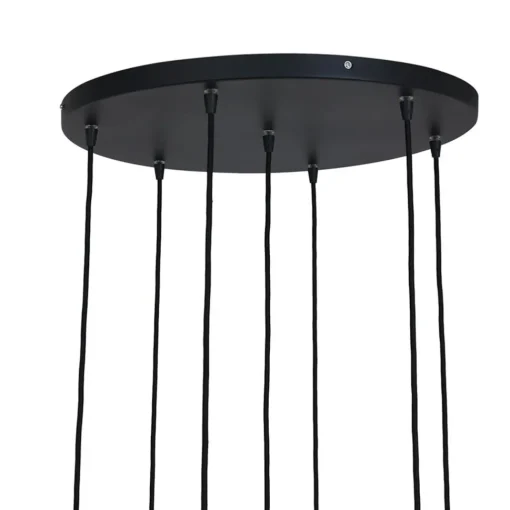 Straluma Videlamp 7L zwart met smoke glas mix> Videverlichting|Pendel Lampen