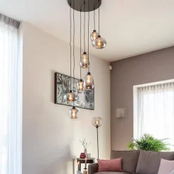 Straluma Videlamp 7L zwart met smoke glas mix></noscript> Videverlichting|Pendel Lampen