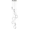 Straluma Videlamp Olympia nikkel 8 ringen> Hanglampen|Videverlichting