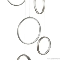 Straluma Videlamp Olympia nikkel 8 ringen></noscript> Hanglampen|Videverlichting