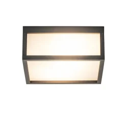 Straluma Vierkante buitenlamp dark grey plafond/wand></noscript> Plafondlampen|Wandlampen