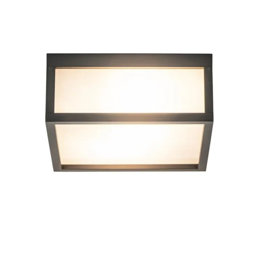 Straluma Vierkante buitenlamp dark grey plafond/wand> Plafondlampen|Wandlampen