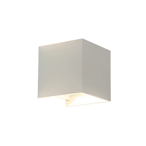 Straluma Vierkante buitenlamp wand wit IP54> Wandlampen|Buitenlampen