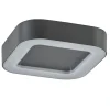 Straluma Vierkante LED buitenlamp antraciet IP54> Plafondlampen|Wandlampen