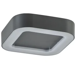 Straluma Vierkante LED buitenlamp antraciet IP54> Plafondlampen|Wandlampen
