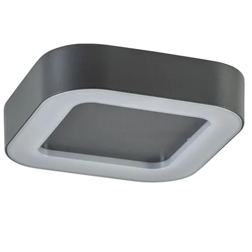Straluma Vierkante LED buitenlamp antraciet IP54> Plafondlampen|Wandlampen