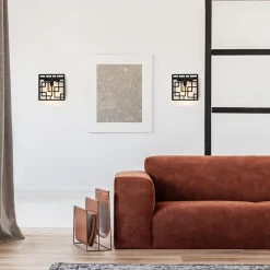 Straluma Vierkante wandlamp zwart metaal></noscript> Wandlampen|Scandinavische Verlichting