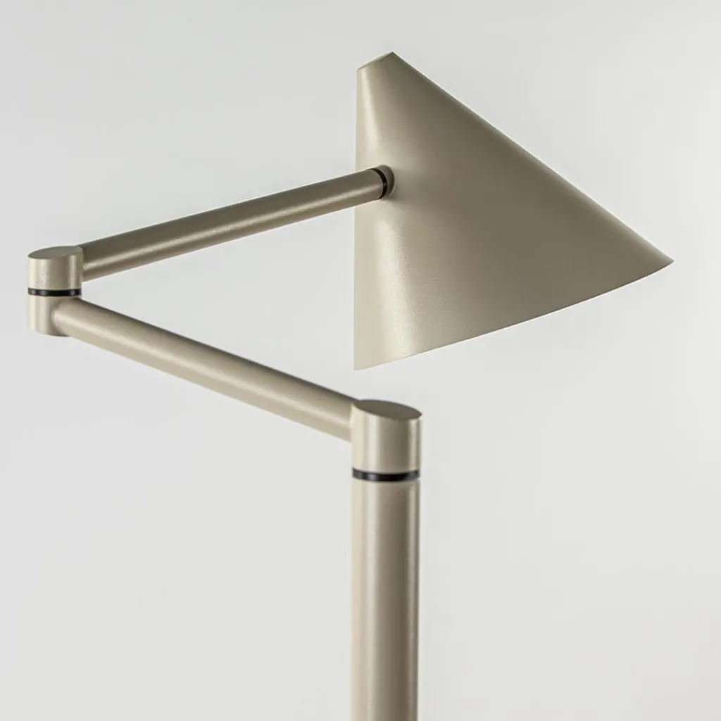 Straluma Vintage vloerlamp verstelbaar zandkleurig> Vloerlampen|Retro Verlichting