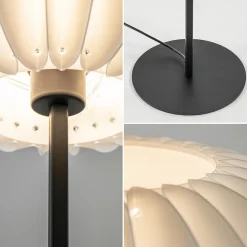 Straluma Vloerlamp Arena zwart/kap wit></noscript> Vloerlampen|Design Verlichting