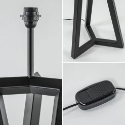 Straluma Vloerlamp Atrani zwart excl. kap></noscript> Vloerlampen|Design Verlichting