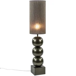 Straluma Vloerlamp bruin met cilinder kap bruin> Vloerlampen|Schemerlampen