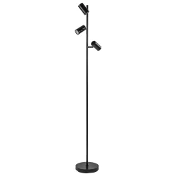 Straluma Vloerlamp Burgos 3L spot zwart 3-st dim> Vloerlampen|Leeslampen