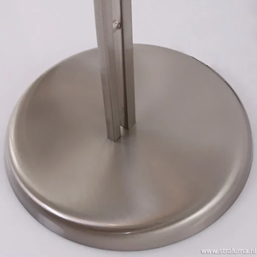 Straluma Vloerlamp Capri staal/glas met leeslamp> Leeslampen|Uplighters