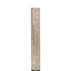Straluma Vloerlamp Coin schelpen cilinder gold> Schelpenlampen|Woonkamerlampen