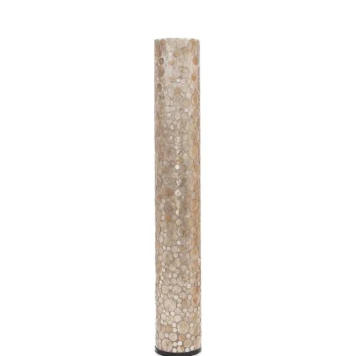 Straluma Vloerlamp Coin schelpen cilinder gold> Schelpenlampen|Woonkamerlampen