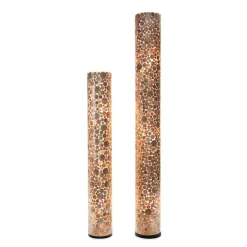Straluma Vloerlamp Coin schelpen cilinder gold></noscript> Schelpenlampen|Woonkamerlampen