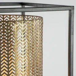 Straluma Vloerlamp Frame zwart/goud></noscript> Vloerlampen|Landelijke Verlichting