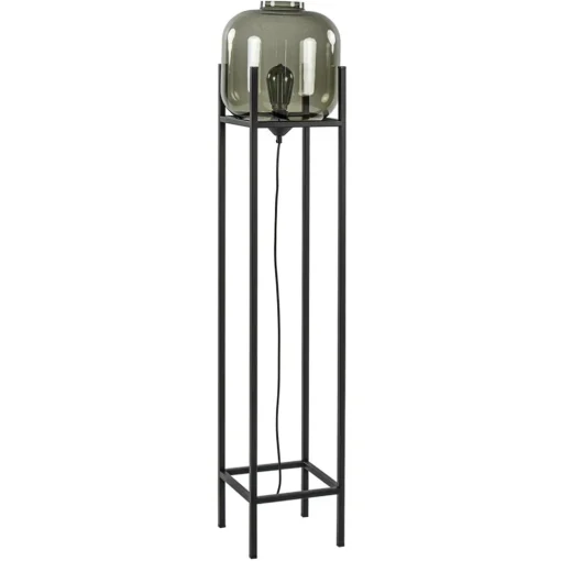 Straluma Vloerlamp Lett frame zwart/smoke glas> Vloerlampen|Design Verlichting