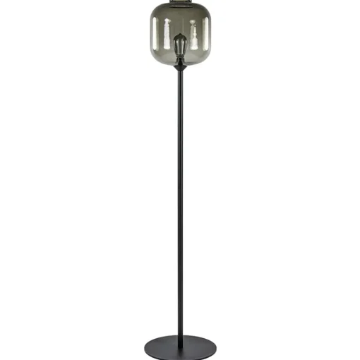 Straluma Vloerlamp Lett zwart/smoke glas> Vloerlampen|Design Verlichting