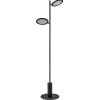 Straluma Vloerlamp 2-lichts zwart inclusief 3-standen dimbaar LED> Vloerlampen|Leeslampen