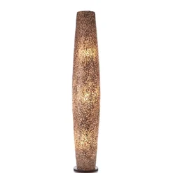 Straluma Vloerlamp Wangi Gold zuil schelpen 150cm> Schelpenlampen|Woonkamerlampen