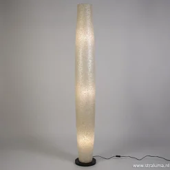 Straluma Vloerlamp Wangi White 200cm> Schelpenlampen|Woonkamerlampen